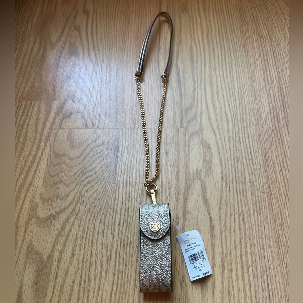 Michael Michael Kors Multi-Function Lipstick Holder with removable Lanyard